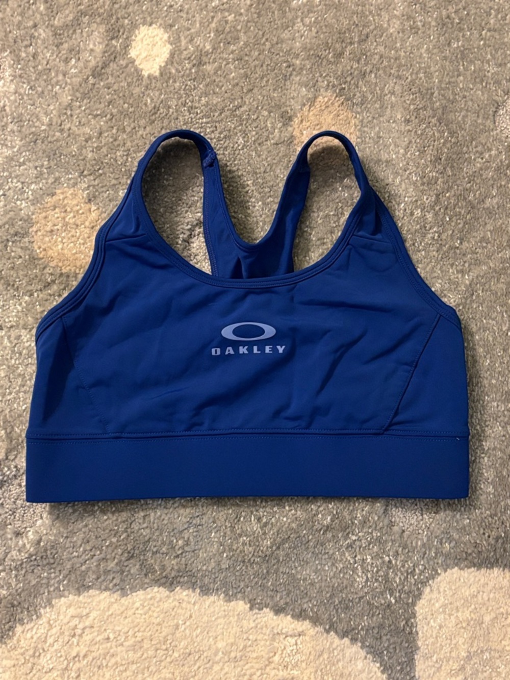 Oakley Royal Blue Racerback Sports Bra